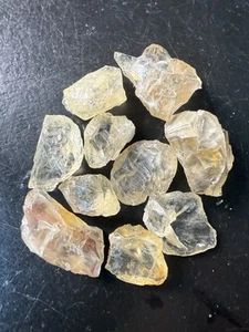 Lot of 10 Oregon Sunstones Gems 121.3 ct, 12 avg per gem, Jewelry Rough - Picture 1 of 11