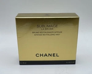Chanel SUBLIMAGE LA BRUME Intense Revitalizing Mist ~ 4 x .6 Fl Oz / 18mL SEALED - Picture 1 of 4