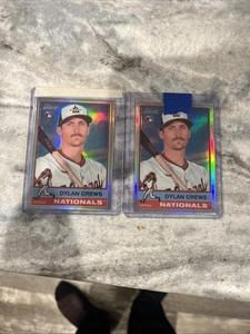 2 2025 Dylan Crews Silver Refractors Rc Topps Heritage - Bild 1 von 5