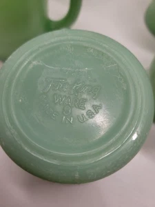 VINTAGE OVEN WARE FIRE KING JADEITE JADE GREEN MUG COFFEE CUP D HANDLE  - 5 - Picture 1 of 24