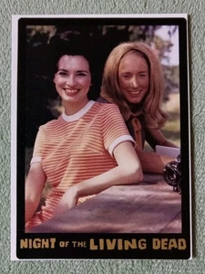 NIGHT OF THE LIVING DEAD ON LOCATION #7 MARILYN & JUDY COLOR CARD 1993 IMAGINE - Picture 1 of 2