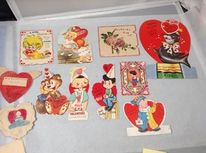 Vintage San Valentín troquelado hecho en casa Whitney Worchester 11 quilates #204 - Imagen 1 de 12
