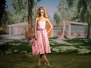 Zara x Barbie Collab Features The Pink Gingham Dress - Picture 1 of 3