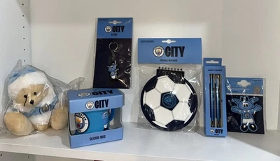 曼城足球俱乐部官方商品马克杯、钥匙圈、磁铁、笔、熊、笔记 — 第 1/4 张图片