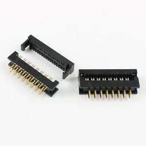 5Pcs 2.54mm Pitch 2x8 Pin 16 Pin Male Header FD IDC Cable Transition Connector - Picture 1 of 6