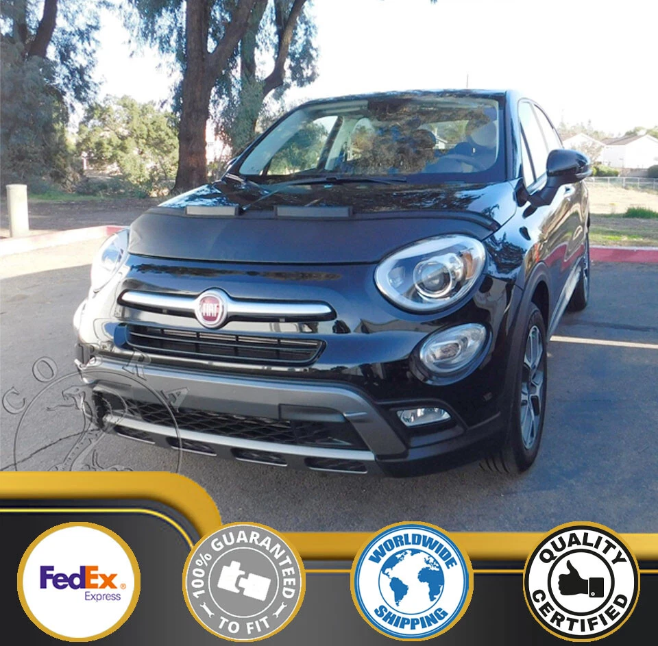 Sujetador capó máscara capó coche compatible con Fiat 500x 500 X 2016 2017 2018 2019 2020 Foto 1 de 4