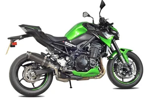 Escape redondo de fibra de carbono Kawasaki Z900 SP Diabolus salida de carbono XLS 2020-2021 - Imagen 1 de 12