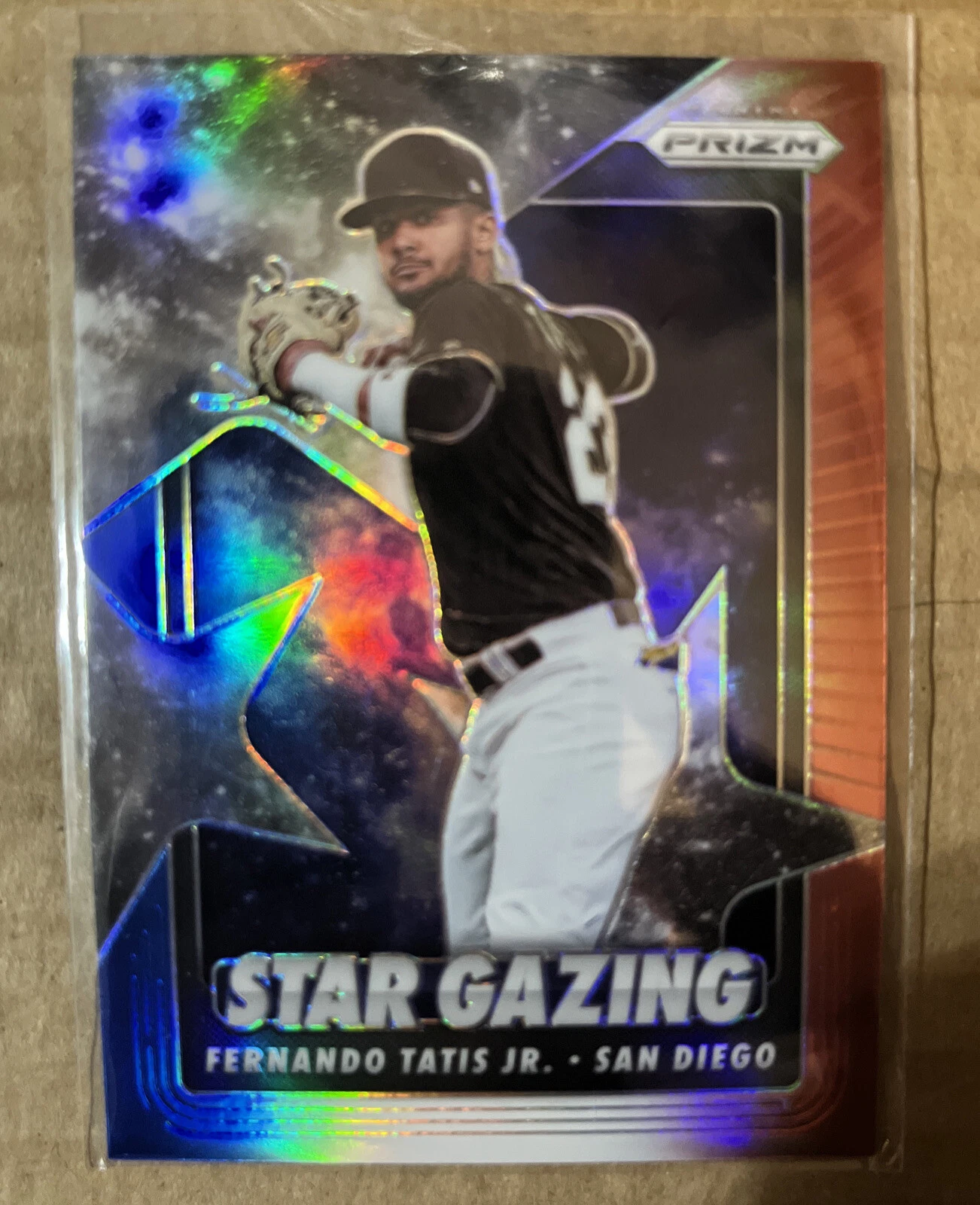Fernando Tatis Jr 2020 Prizm Star Gazing Red White Blue #SG-4 Padres MINT FO4616