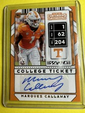 2020 Panini Contenders Draft Picks - College Ticket Autographs #264 Marquez...
