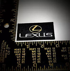 Lexus Racing Iron or Sew on Embroidery Quality Patch Fast Shipping golden logo - Picture 1 of 1