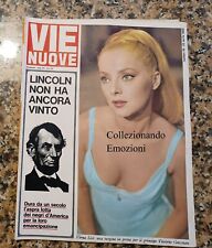 "Vie Nuove"-Rivista vintage N.16 1965-Virna Lisi-Lincoln-Celentano-Bologna FC