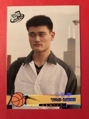 2002 Press Pass Yao Ming Houston Rockets #18 Basketball Card - Imagem 1 de 2