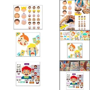 Kids Social Emotional Learning Busy Board Faces Stickers Games Happy Sensory Toy - Picture 1 of 17