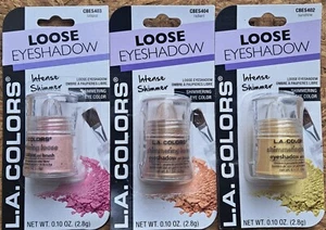 L.A. Colors Loose Eyeshadow Intense Shimmer 3 ct. Lollipop / Radiant / Sunshine - Picture 1 of 5