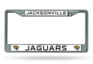 Cadre de plaque d'immatriculation chrome Jacksonville Jaguars - Photo 1/1