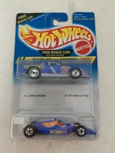Hot Wheels Race Team Series 1995 Lumina Stocker y Hot Wheels 500 paquete de dos - Imagen 1 de 1