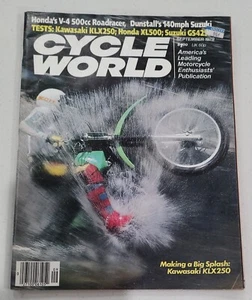 Old School Bmx Vintage Cycle World Magazine Sept 1979 Hannah KLX250 Ken Pliska - Picture 1 of 24