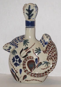 Botella jarra La Cofradia/Gema Tequila Reposado Edición Iguanas Sin Etiquetar - Imagen 1 de 8