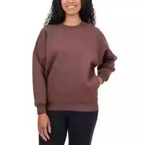 NWoT Tuff Athletics Women Long Sleeve Pocket Sweatshirt Brown Size 2XL $60 3C619 - Picture 1 of 3