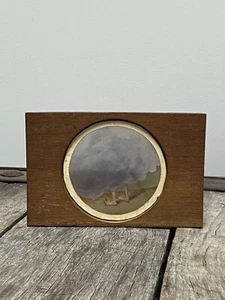 1800’s Antique Reverse On Glass Painting Hinterglasmalerei Russian Bath Humorous - Picture 1 of 3