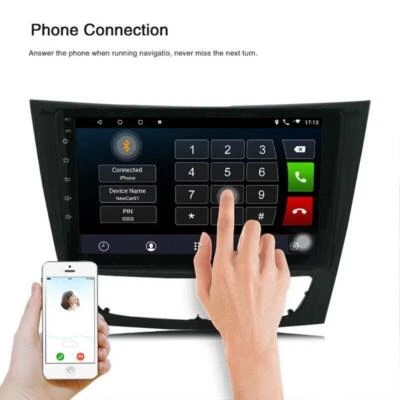 Radio estéreo para automóvil Android 10.1 de 9"" navegación GPS para Mercedes Benz W211 E CLS W219 W463 Foto 1 de 4