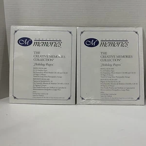 (2 pkgs) Creative Memories 8 X 10 Holiday Pages RCM-10H - Picture 1 of 5