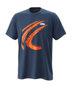 New KTM Magic Corner Tee - Blue - Large - 3PW230019804 - Picture 1 of 2