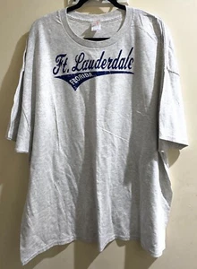 Ft. Lauderdale Unisex Short-Sleeve T-Shirt Size: 4XL White - Picture 1 of 3