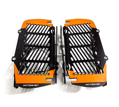RADIATOR GUARD for KTM  EXC XC XCW TPI  2T/4T  2020 -  2026 BLACK MODEL - Image 1 of 4