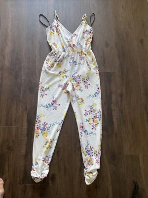 Mono Material Niña Blanco Floral - Talla Pequeña Foto 1 de 3