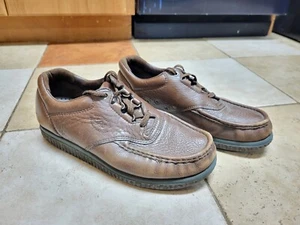 SAS Pathfinder Leather Comfort Walking Lace Up Sneakers Shoes Men's Size 10 N - Picture 1 of 7