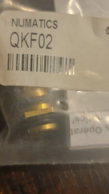 Numatics QKF02 Pneumatic FITTING 12 SERIES DRAIN BRASS BODY NEW FREE SHIP LOC S1 - Image 1 of 4