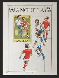115. ANGUILLA 1979 STAMP M/S SPORTS, FOOTBALL, SOCCER . MNH