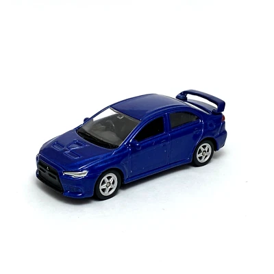 Coche Mitsubishi Lancer Evolution X 10 Blue Welly 1:60 1:64 Series 52343 3" pulgadas Foto 1 de 3