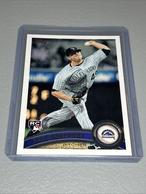 2011 Topps Update Series #US24 Rex Brothers Colorado Rockies RC - Image 1 of 2