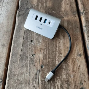 USB C Hub, intpw 5-IN-1 USB C Hub Multiport Adapter with 4K@30Hz HDMI, PD 100W, - Afbeelding 1 van 8
