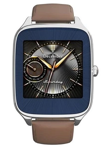 Asus Zenwatch 2 WI501Q-1LCML0002 (4,1 cm (1,63 Zoll), Quickcharge) silber/braun - Bild 1 von 1