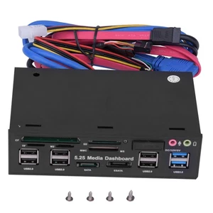 PC Interner Kartenleser USB 3.0 E-Port 5,25" Media Dashboard von UTS - Bild 1 von 17