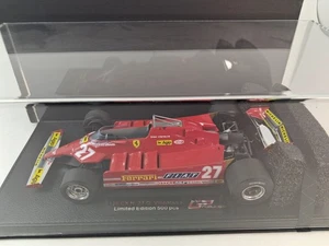 GP Replicas Ferrari 126 CX #27 Gilles Villeneuve Long Beach 1981 1/18 GP76A - Foto 1 di 4