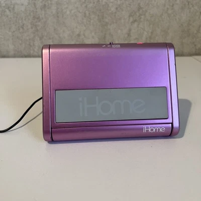 Altavoz de viaje portátil iHome Bluetooth para iPhone púrpura Ihm3p Foto 1 de 4