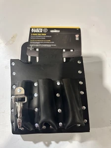 Klein Tools 5127T Leder 6 Taschen Werkzeugtasche mit Tunnelschlaufe - Bild 1 von 3