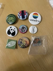 Lot Of 9 Novelty Cannabis Buttons & Illicit Pin Collectibles Limited Edition!! - Picture 1 of 4