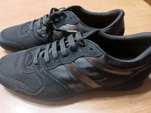 HUGO BOSS ORANGE MEN'S SNEAKERS Black Size 46 (US 13) New Without Box Or Tags - Picture 1 of 8