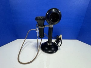 Antik Vintage Stromberg Carlson Kerzenständer Telefontelefon - Bild 1 von 9