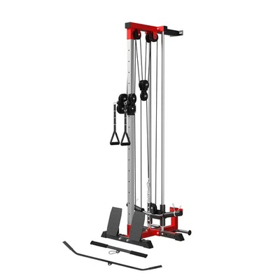 Wall Mount Cable Station Space Saving Pull-Down Machine 18Positions Dual Pulley - Image 1 of 4