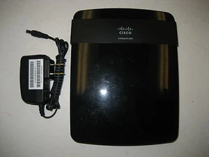 CISCO Linksys E1200 300 Mbps 4-Port 10/100 Wireless N Router - Bild 1 von 7