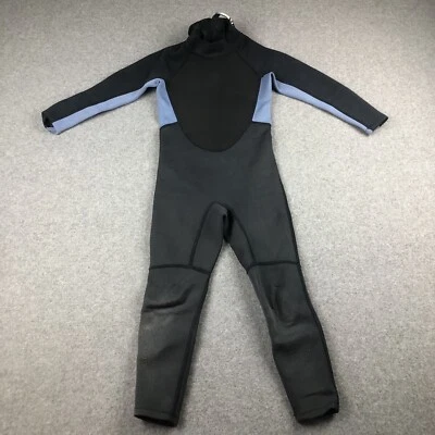 Traje de neopreno para niños talla 6 negro azul manga larga surf natación buceo Foto 1 de 4