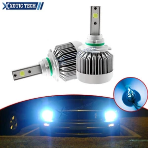 2X H10 9145 High Power 8000K Ice Blue LED High Low Beam Fog Headlamp Light Bulbs - Picture 1 of 10