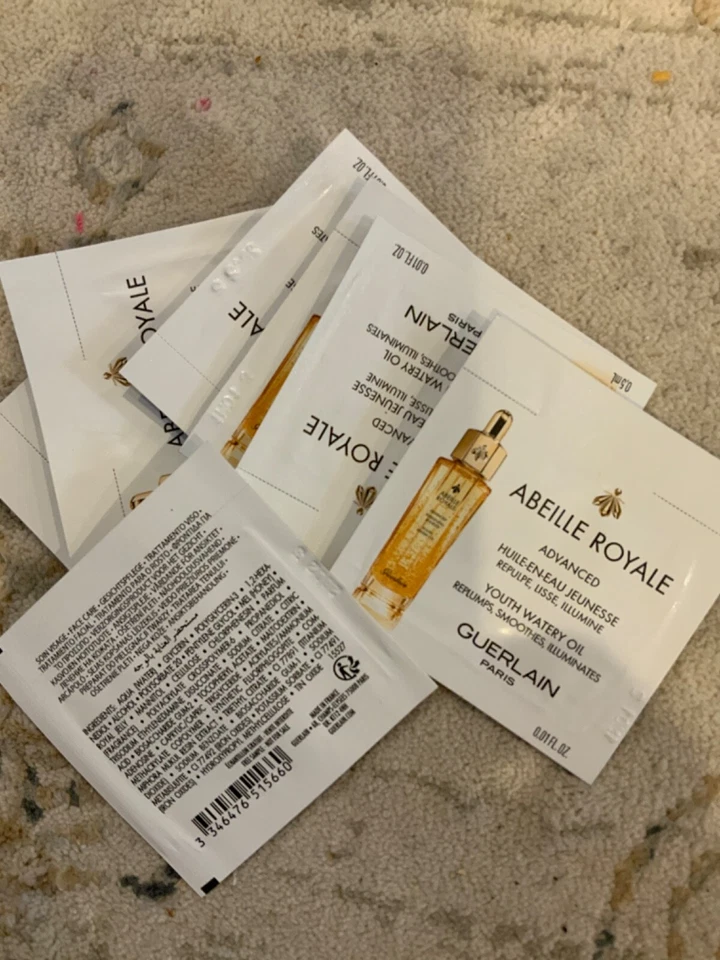Guerlain Abeille Royale Youth Watery Anti-Aging Oil sample 0.5ml each 7 Pcs