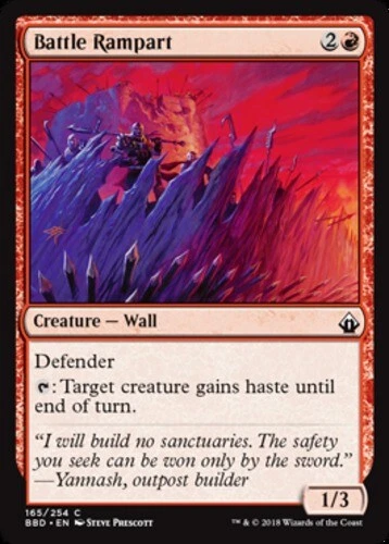 x1 Battle Rampart - Battlebond - NM - MTG - Image 1 of 1